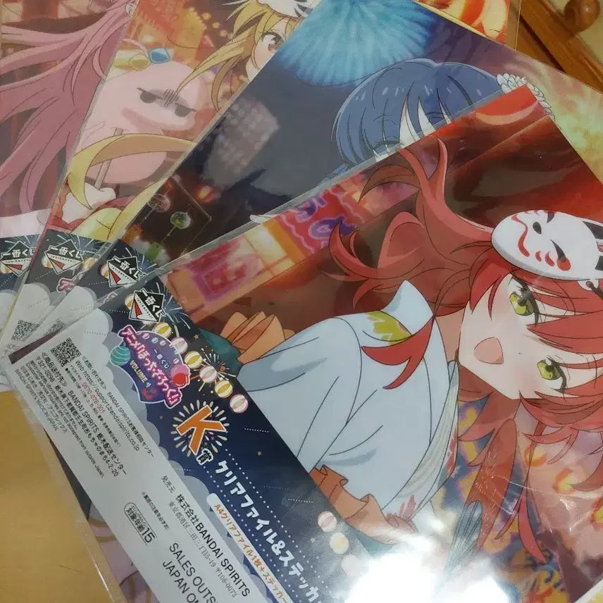 [BUNJANG] Bocchi the Rock Kuji Clear File Bundle Set / 봇치더락 쿠지 클리어파일