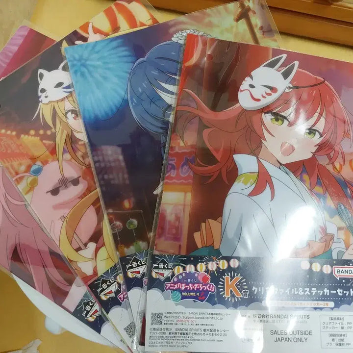 [BUNJANG] Bocchi the Rock Kuji Clear File Bundle Set / 봇치더락 쿠지 클리어파일