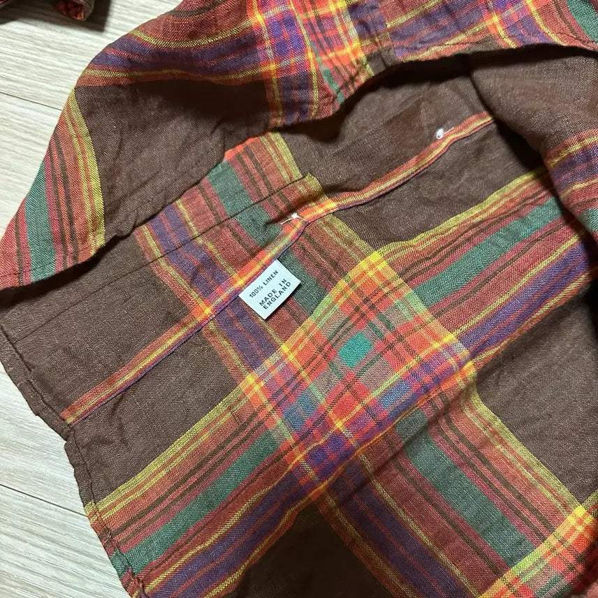 [SOLD OUT] 드레익스 원포켓 린넨 셔츠 S