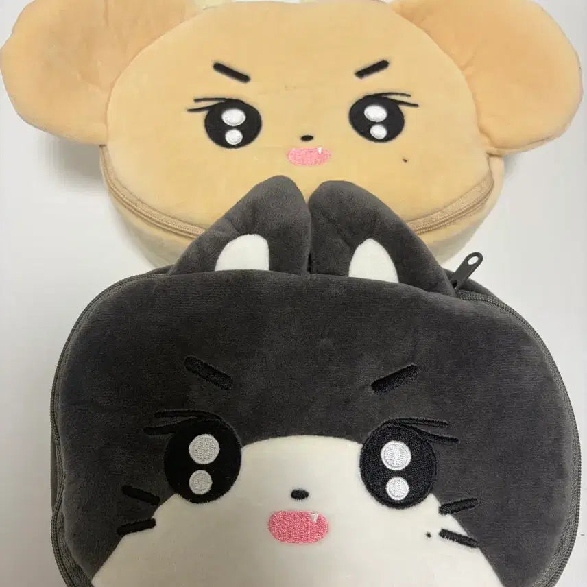 [BUNJANG] Seventeen Wonwoo Mingyu Unofficial Pouch Bundle Set / 세븐틴 원우 민규 비공굿 파우치