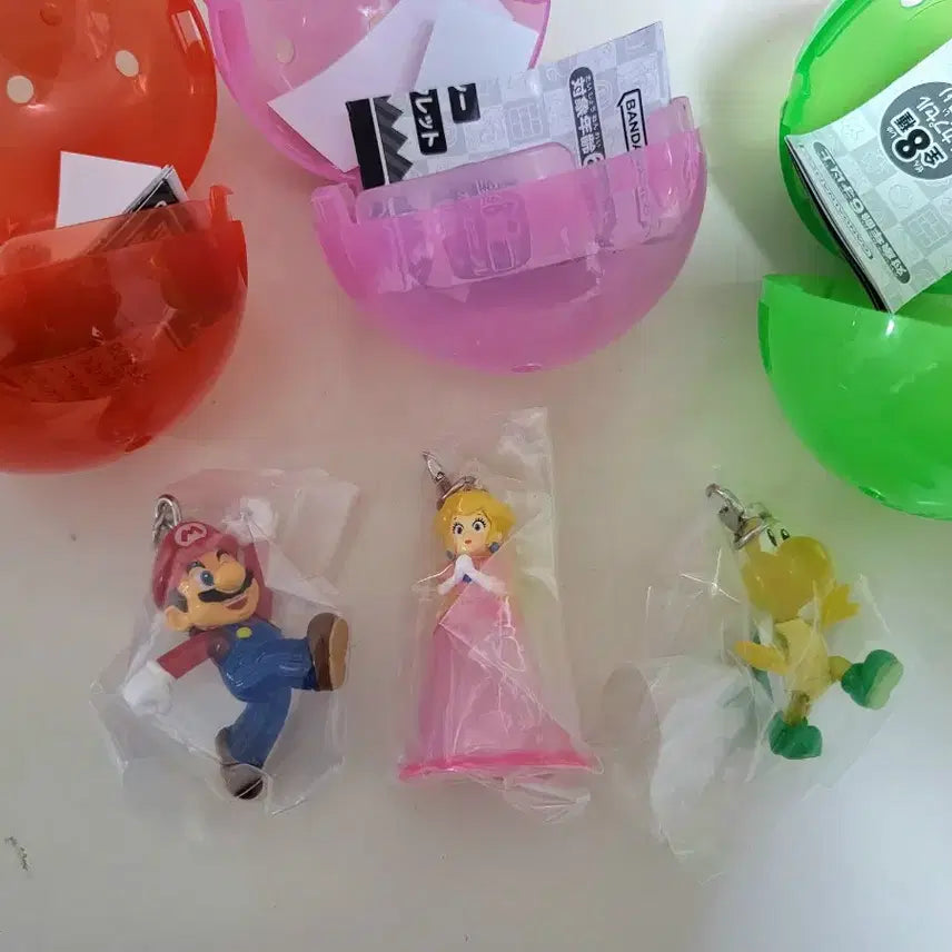 [BUNJANG] Super Mario Medallion Gacha Bundle Set (8 Figures) / 슈퍼마리오 메지루시 가챠 일괄