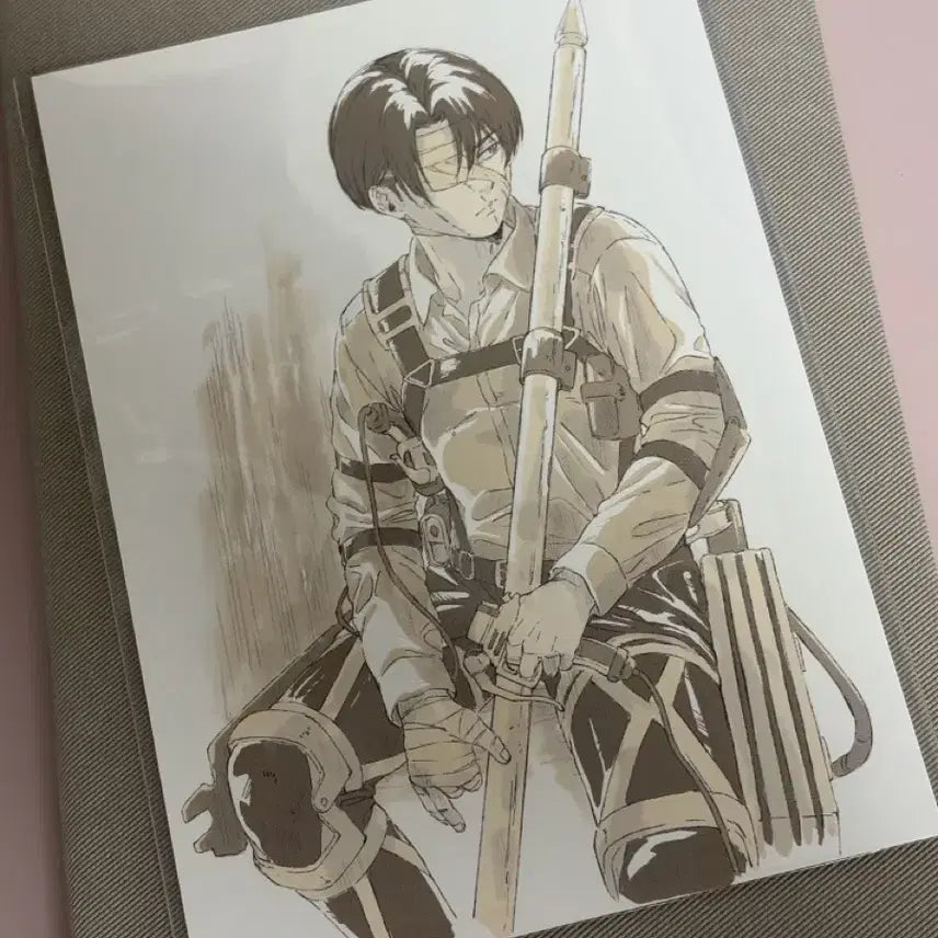 [BUNJANG] Attack on Titan Levi CGV Special Postcard / 진격의거인 리바이 cgv특전 엽서