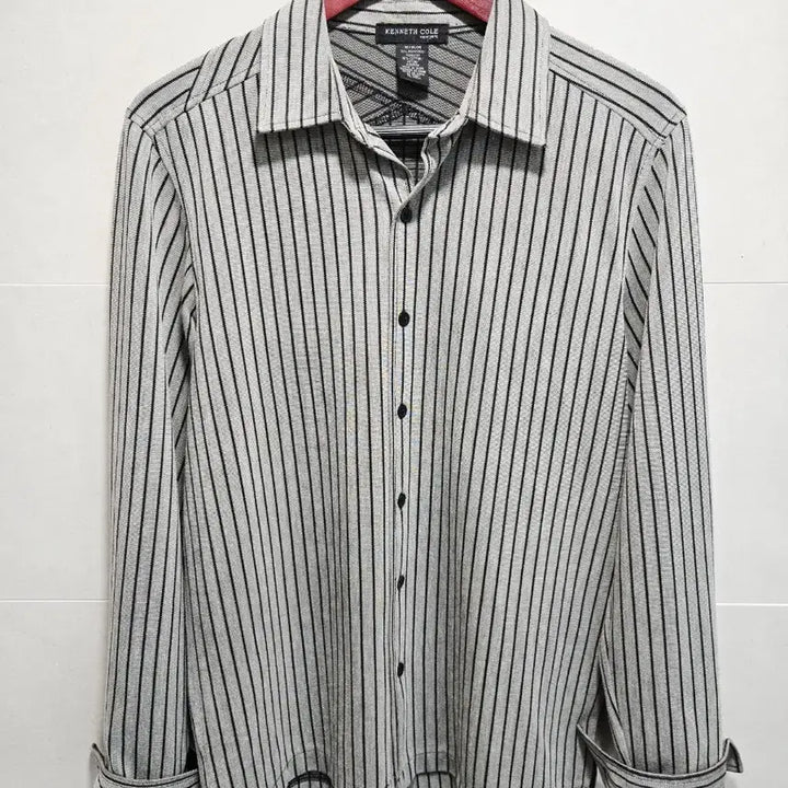 [BUNJANG] Kenneth Cole Striped Dress Shirt / 케네스콜 고급 셔츠