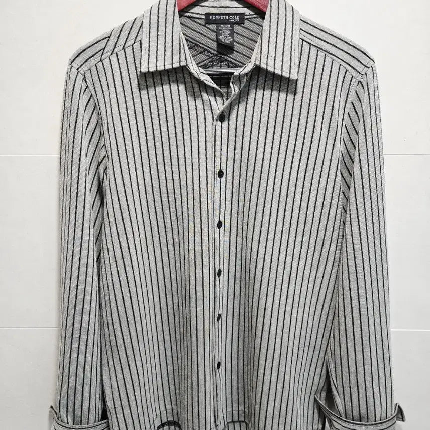 [BUNJANG] Kenneth Cole Striped Dress Shirt / 케네스콜 고급 셔츠