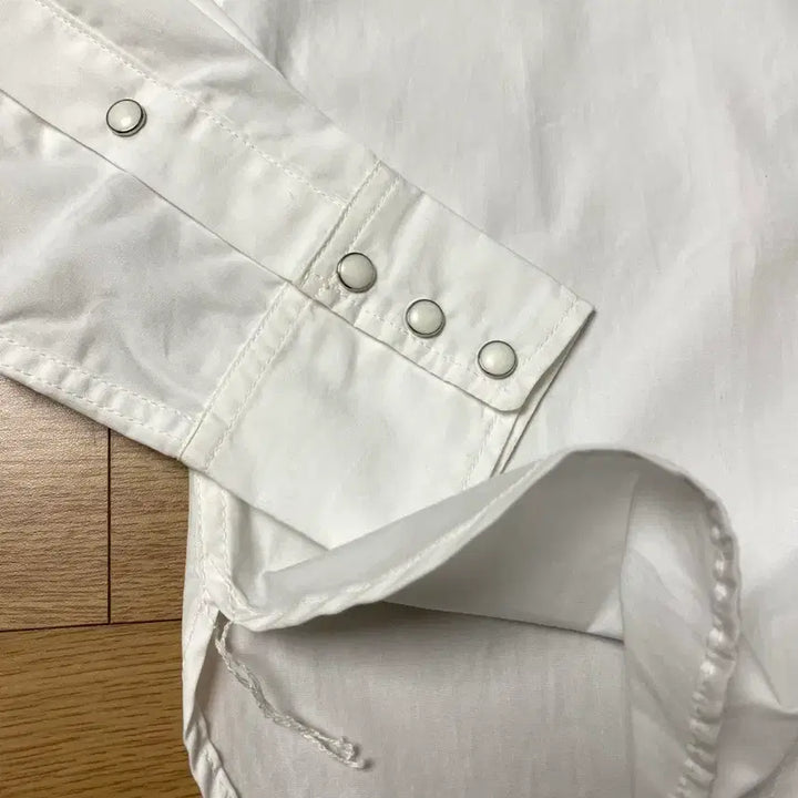 [BUNJANG] Real McCoy Taxi Driver Western Shirt White 15 Size / (레어) 리얼맥코이 택시드라이버 웨스턴셔츠 화이트 15사이즈