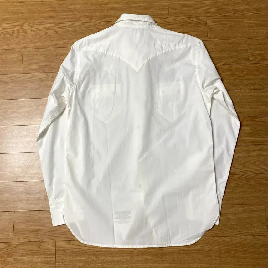 [BUNJANG] Real McCoy Taxi Driver Western Shirt White 15 Size / (레어) 리얼맥코이 택시드라이버 웨스턴셔츠 화이트 15사이즈