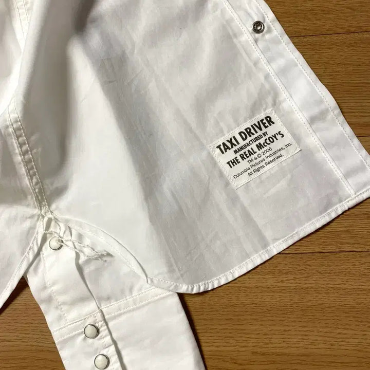 [BUNJANG] Real McCoy Taxi Driver Western Shirt White 15 Size / (레어) 리얼맥코이 택시드라이버 웨스턴셔츠 화이트 15사이즈