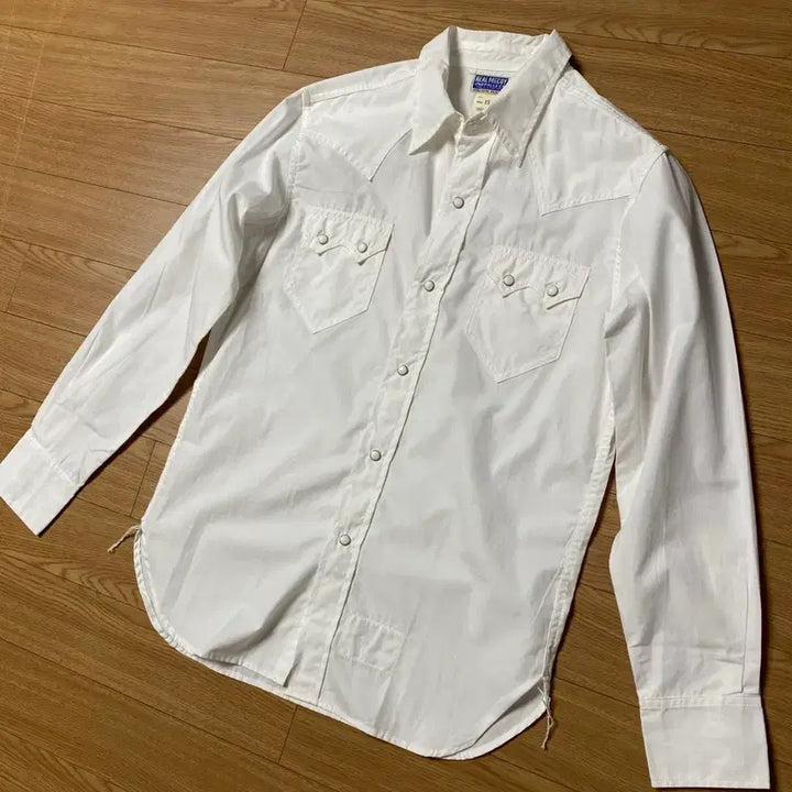 [BUNJANG] Real McCoy Taxi Driver Western Shirt White 15 Size / (레어) 리얼맥코이 택시드라이버 웨스턴셔츠 화이트 15사이즈