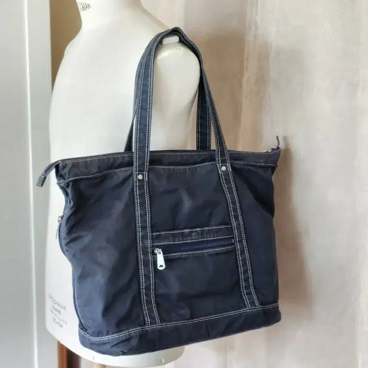 [BUNJANG] Yoshida Porter Favor Tote Bag Shoulder Bag Navy / 요시다 포터 Poter Favor 토트백 네이비