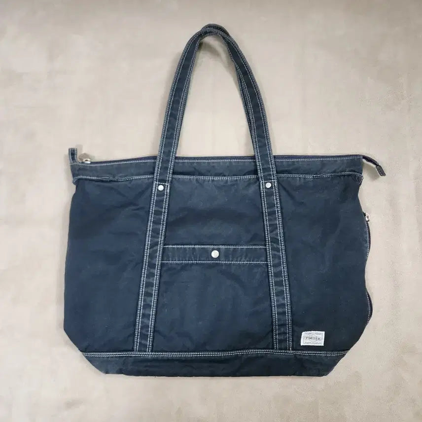 [BUNJANG] Yoshida Porter Favor Tote Bag Shoulder Bag Navy / 요시다 포터 Poter Favor 토트백 네이비