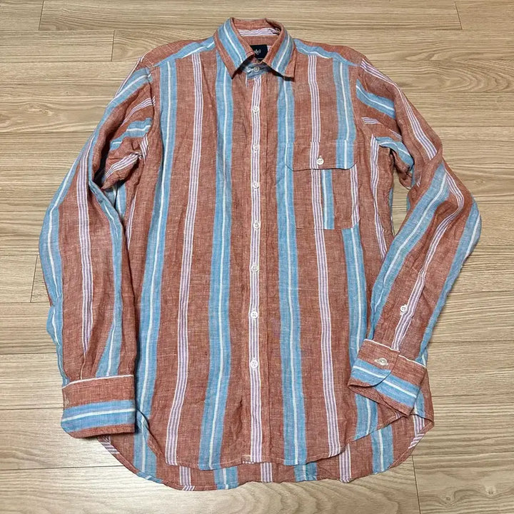[SOLD OUT] 드레익스 원포켓 린넨셔츠 S