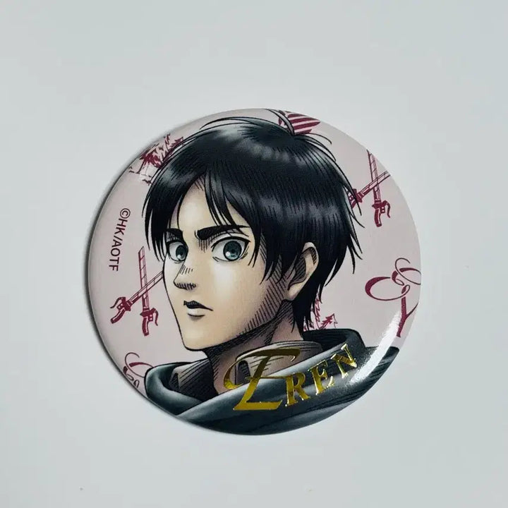 [BUNJANG] Anique Eren Yeager Can Badge / Anique 기마 에렌 캔뱃지