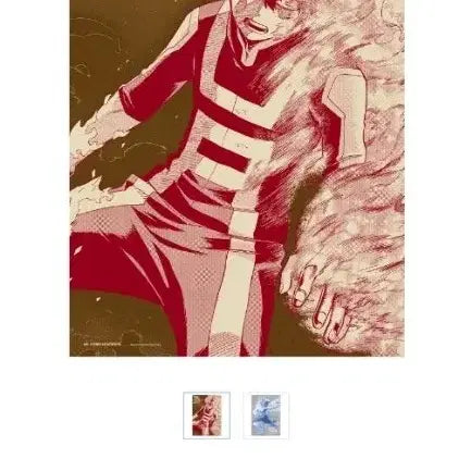 [BUNJANG] My Hero Academia Todoroki A2 Poster / 나의 히어로 아카데미아 토도로키 포스터 A2