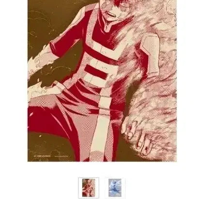 [BUNJANG] My Hero Academia Todoroki A2 Poster / 나의 히어로 아카데미아 토도로키 포스터 A2