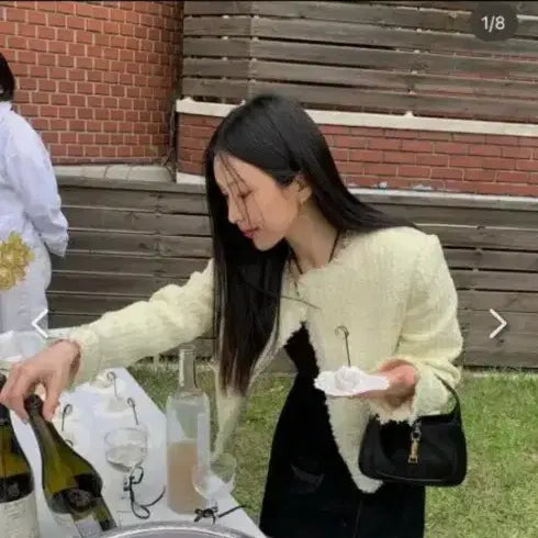 [BUNJANG] (새상품)르미아 클래식 라운드 트위드자켓 / (새상품)르미아 클래식 라운드 트위드자켓
