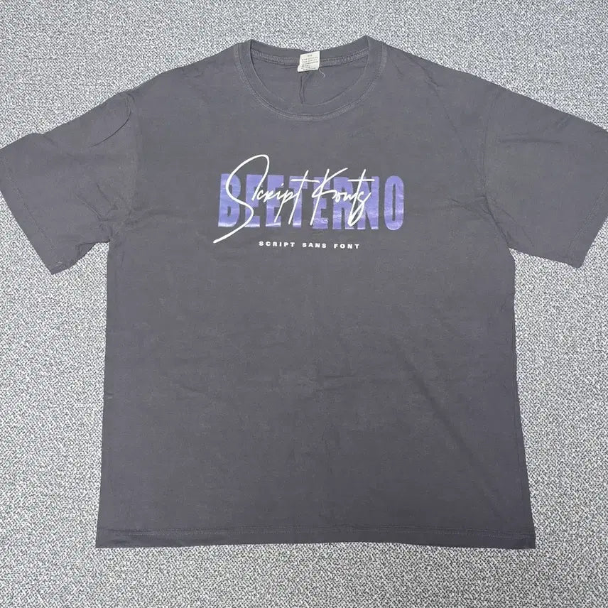 [BUNJANG] BETTERNO Lettering T-Shirt XL / BETTERNO 스크립트 반팔티 xl