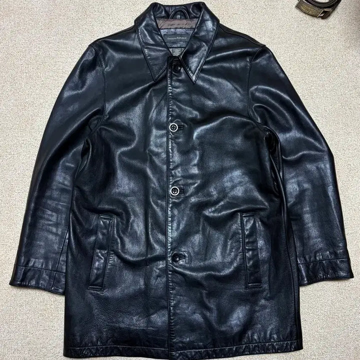 [BUNJANG] Banana Republic 1999 Leather Car Coat / 100) 바나나리퍼블릭 레더 카코트 올드갭 카코트