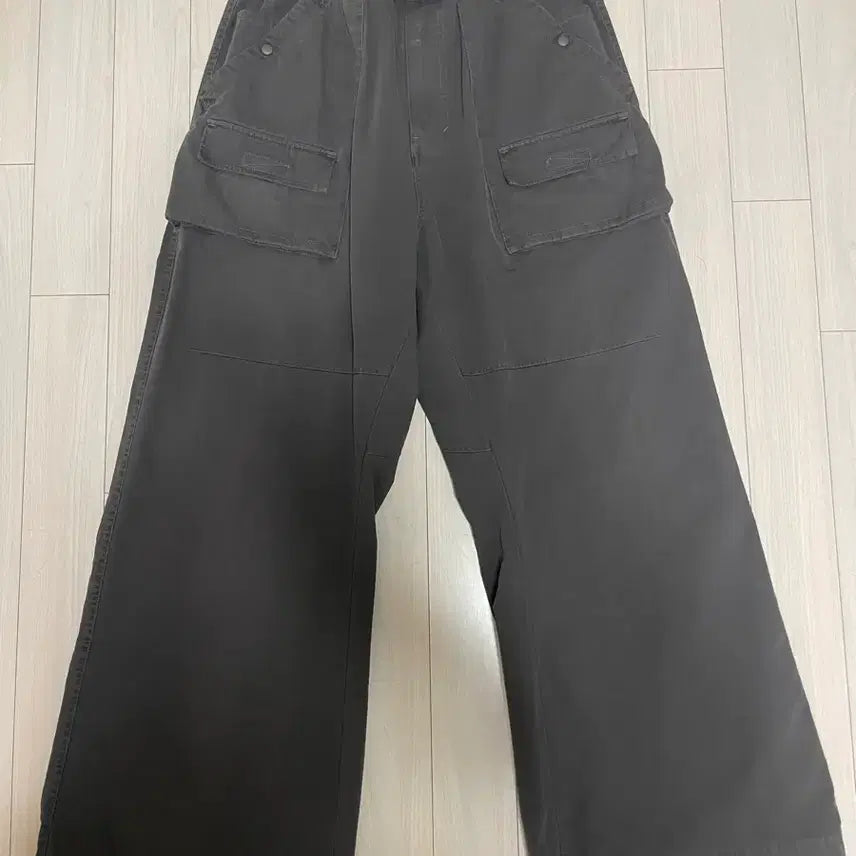 [SOLD OUT] (4) 폴리테루 프론트 카고 팬츠 1.2v 차콜/polyteru