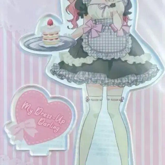 [BUNJANG] GBSC Doll Marin Maid Cafe Acrylic Stand / 정품 그비스크돌 메이드카페 마린 레어 미개봉