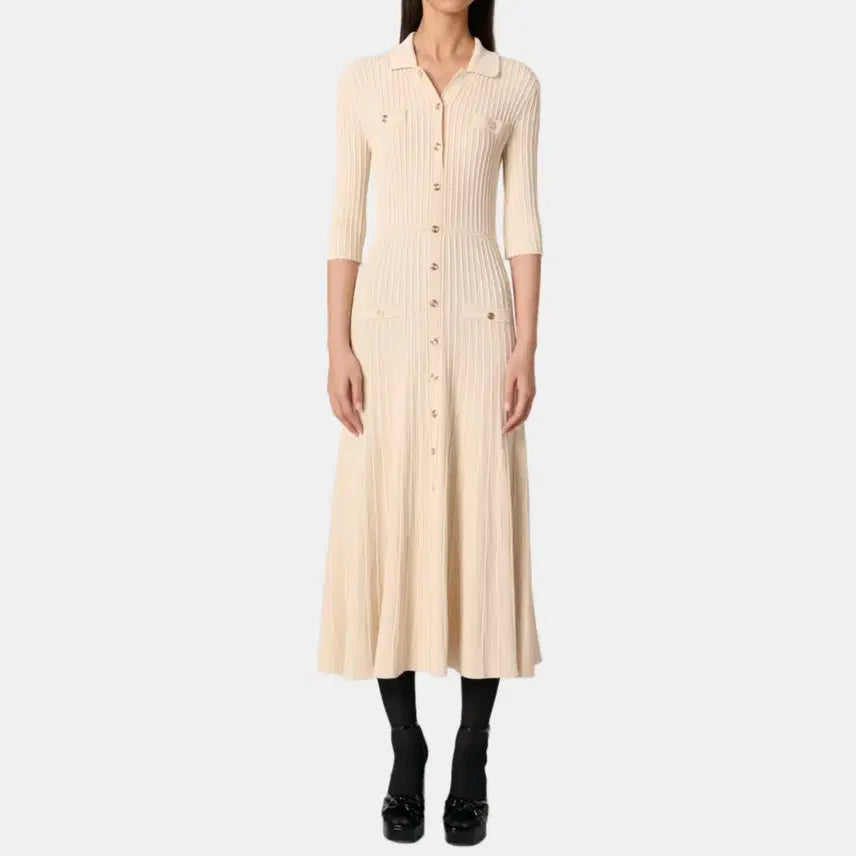 [BUNJANG] Maje Spangle Ribbed Knit Dress / maje 마쥬 25 스팽글 리브 니트 드레스 롱 원피스 38