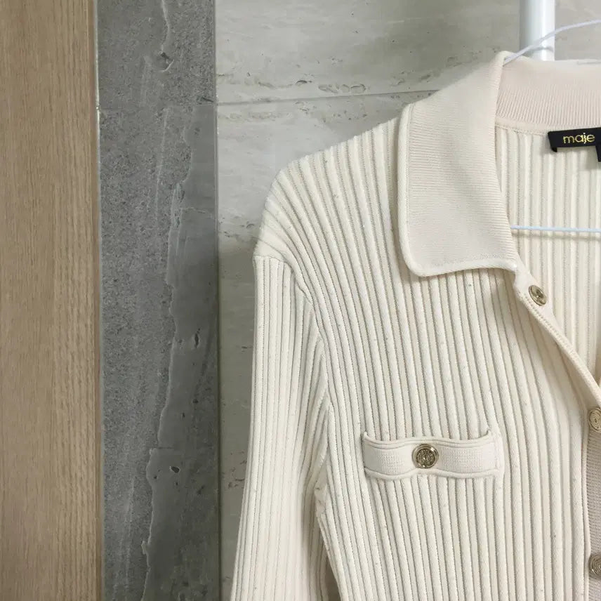 [BUNJANG] Maje Spangle Ribbed Knit Dress / maje 마쥬 25 스팽글 리브 니트 드레스 롱 원피스 38