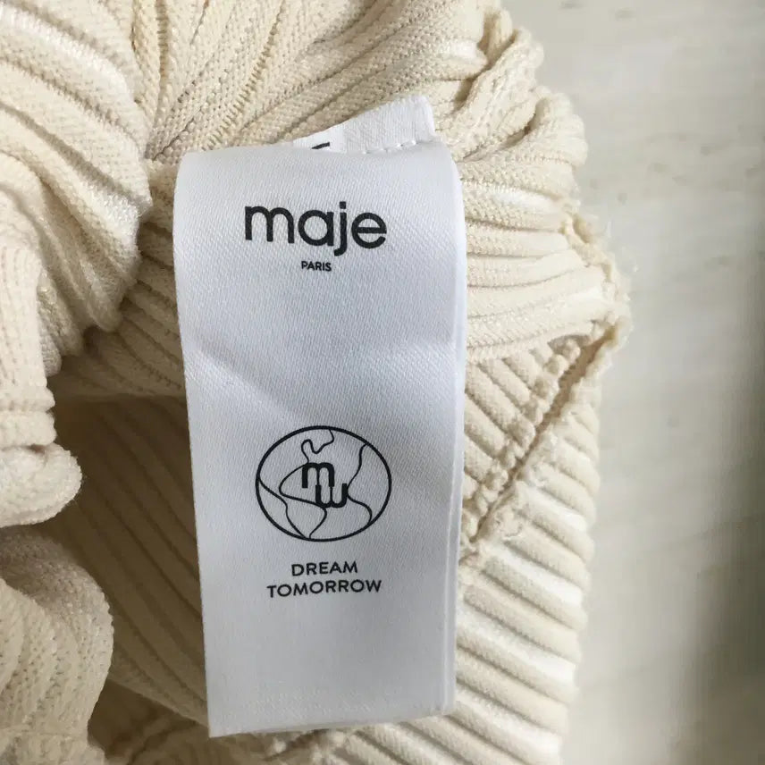 [BUNJANG] Maje Spangle Ribbed Knit Dress / maje 마쥬 25 스팽글 리브 니트 드레스 롱 원피스 38