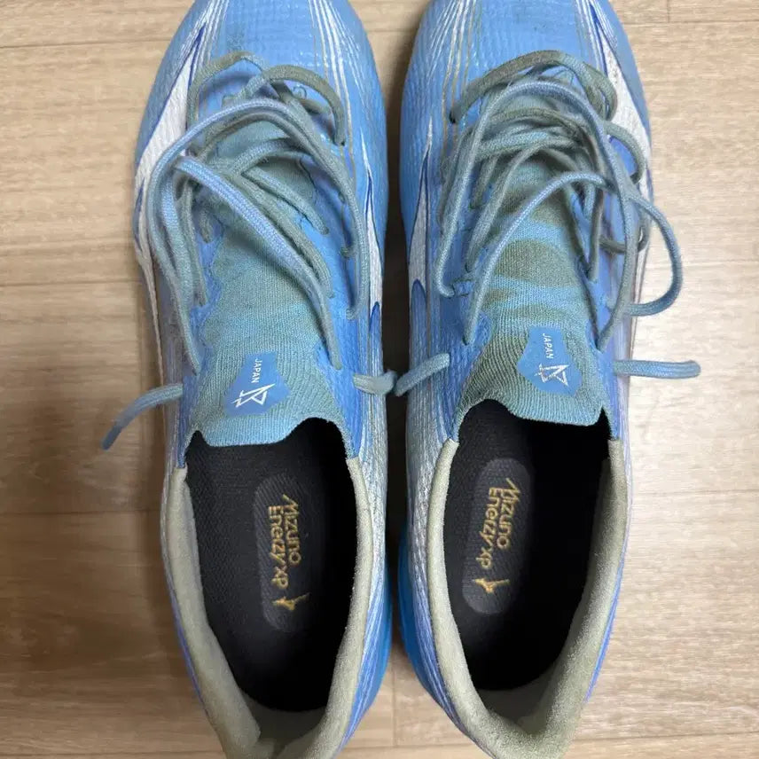 [BUNJANG] Mizuno Alpha 3 MD Soccer Cleats (Blue, 270mm) / [S급]미즈노 알파 3 md