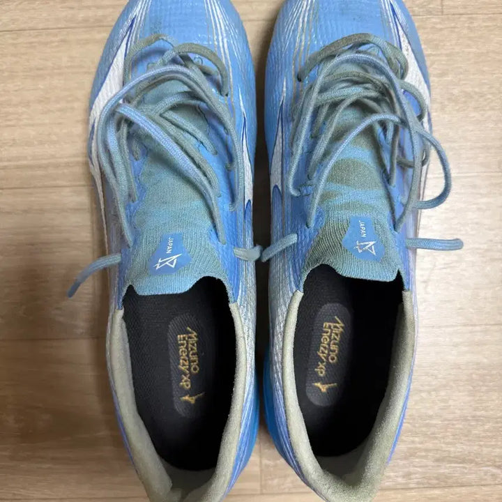 [BUNJANG] Mizuno Alpha 3 MD Soccer Cleats (Blue, 270mm) / [S급]미즈노 알파 3 md