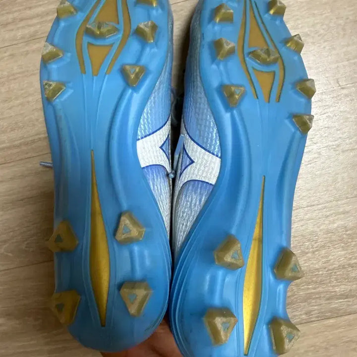[BUNJANG] Mizuno Alpha 3 MD Soccer Cleats (Blue, 270mm) / [S급]미즈노 알파 3 md