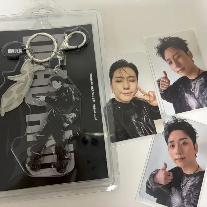 [BUNJANG] Xdinary Heroes Gunil Keyring Photocard Bundle Set / 엑디즈 건일 키링 포카 세트