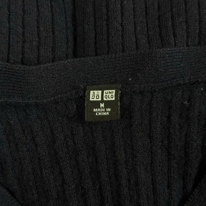 [BUNJANG] Uniqlo Extra Fine Merino Wool Ribbed Knit Set (Navy) - Size M / [M] 유니클로 엑스트라 화인 메리노 울 골지 니트 세트 (네이비)
