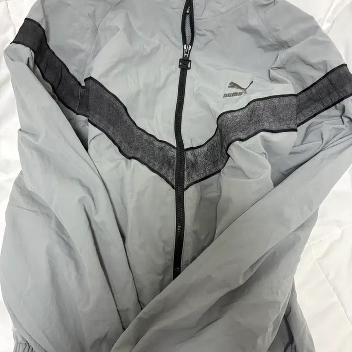 [BUNJANG] Puma Windbreaker Jacket Gray / 오늘만 2만원 푸마 퓨마 옷 바람막이 점퍼 그레이 판매 팔아요
