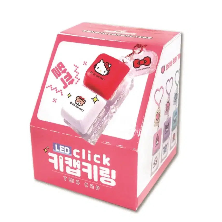 [BUNJANG] Sanrio My Melody LED Click Keycap Keyring / 산리오 LED Click 클릭 키캡 키링 마이멜로디