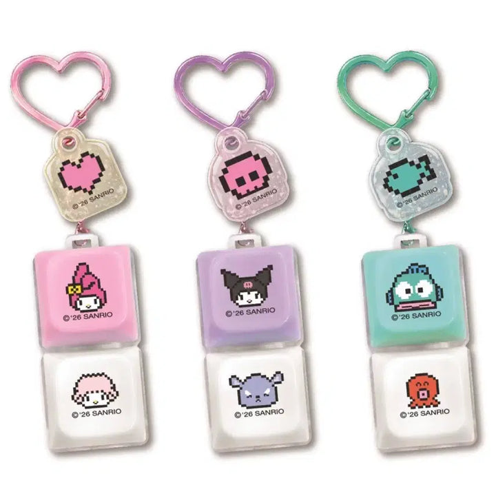 [BUNJANG] Sanrio My Melody LED Click Keycap Keyring / 산리오 LED Click 클릭 키캡 키링 마이멜로디