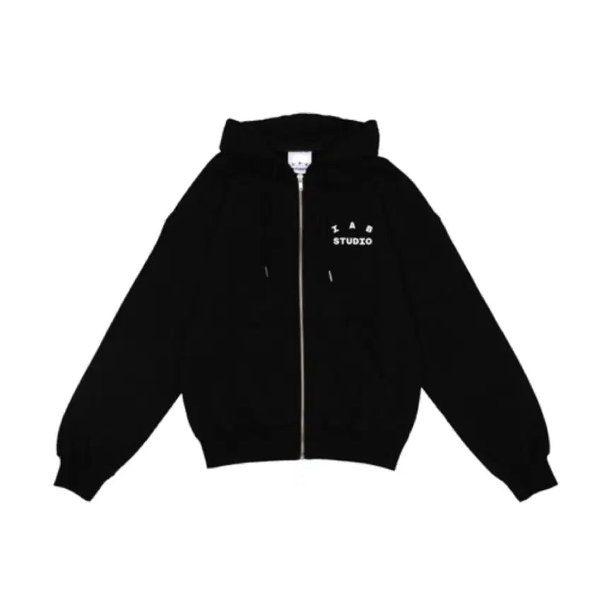 [BUNJANG] IAB Studio Black Zip-up Hoodie XL / [XL] 아이앱 스튜디오 후드 집업 블랙 새제품