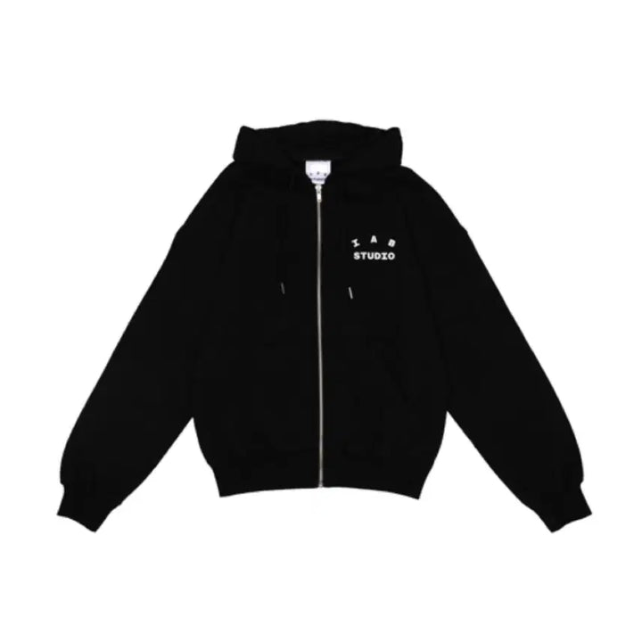 [BUNJANG] IAB Studio Black Zip-up Hoodie XL / [XL] 아이앱 스튜디오 후드 집업 블랙 새제품