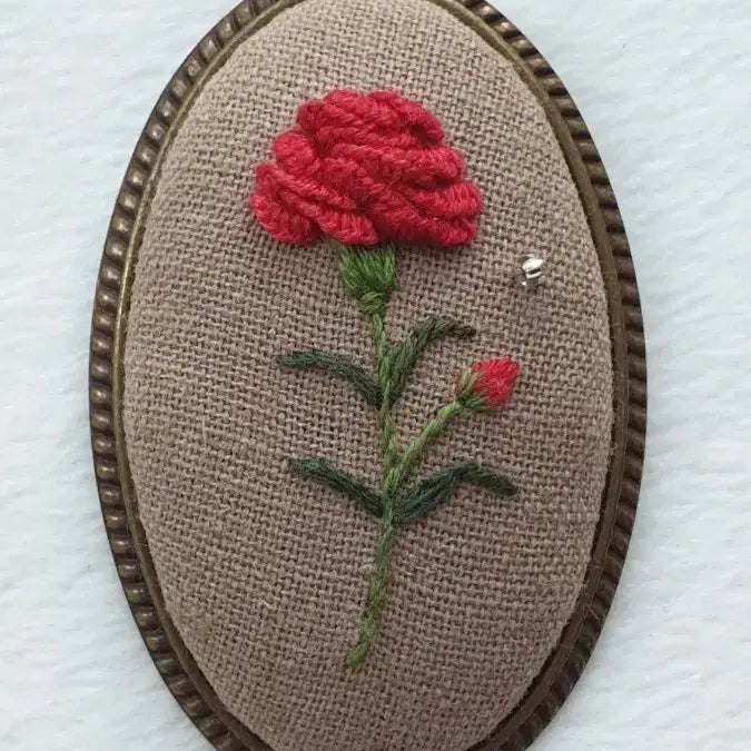 [BUNJANG] French Embroidery Brooch / 프랑스자수 브로치