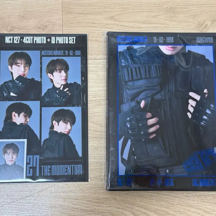 [SOLD OUT] NCT127 정우 더모멘텀 md 4컷 증명사진 폴라 세트 미개봉
