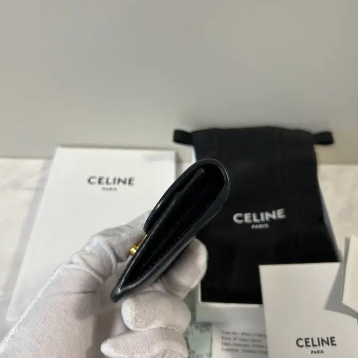 [BUNJANG] Celine Shiny Calfskin Flap Card Wallet / 셀린느 샤이니 카프스킨 플랩 카드지갑