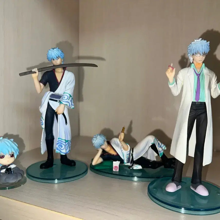 [BUNJANG] Gintama Gintoki Figure Set (Donyaho, Sanjet, Ginpachi Sensei) / 은혼 긴토키 피규어 세트 동야호 삼젯 긴파치 센세