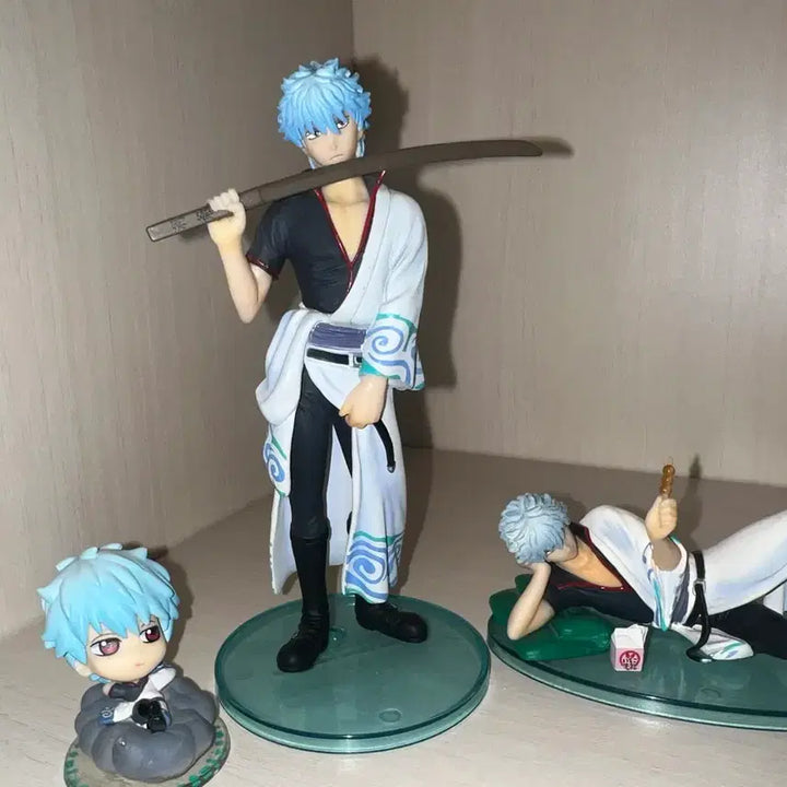 [BUNJANG] Gintama Gintoki Figure Set (Donyaho, Sanjet, Ginpachi Sensei) / 은혼 긴토키 피규어 세트 동야호 삼젯 긴파치 센세
