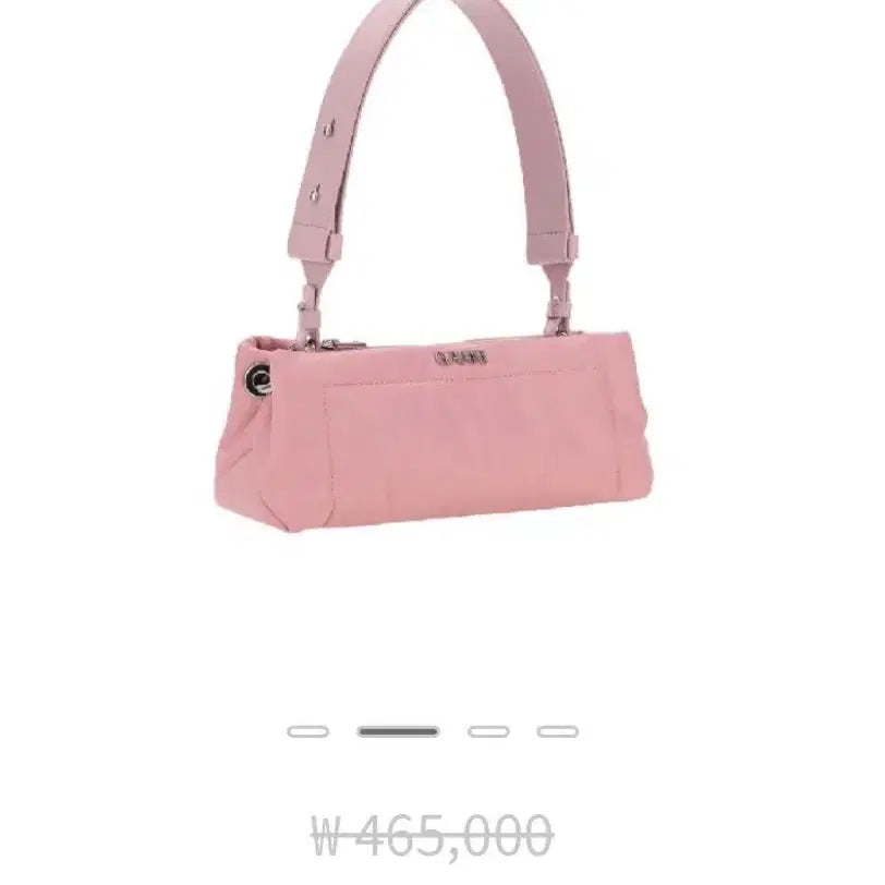[BUNJANG] Ganni Pink Nylon Baguette Bag / GANNI (가니) 핑크 나일론 바게트백