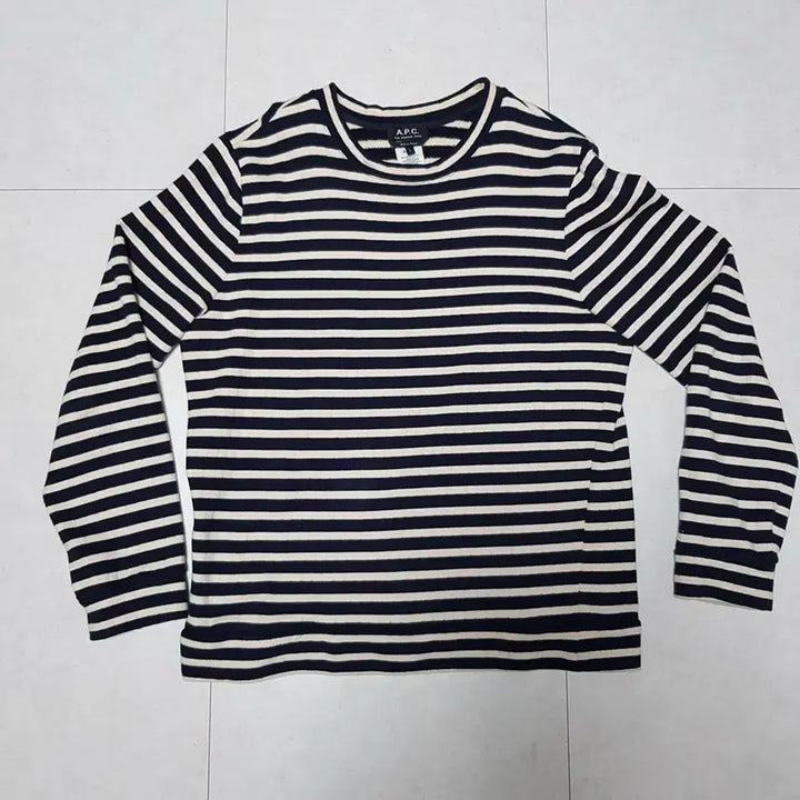 [BUNJANG] A.P.C. Striped Long Sleeve Knit / A.P.C 스트라이프 긴팔 니트