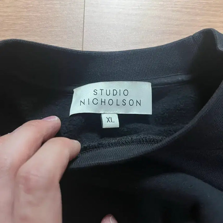 [BUNJANG] Studio Nicholson Oversized Sweatshirt Black XL / 스튜디오니콜슨 오버사이즈 맨투맨 블랙 XL
