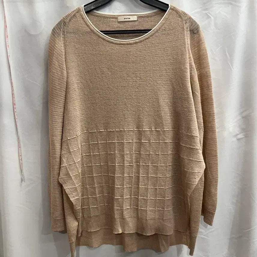 [BUNJANG] System Linen Long Sleeve T-Shirt Size 90 / 시스템 린넨 긴팔 90