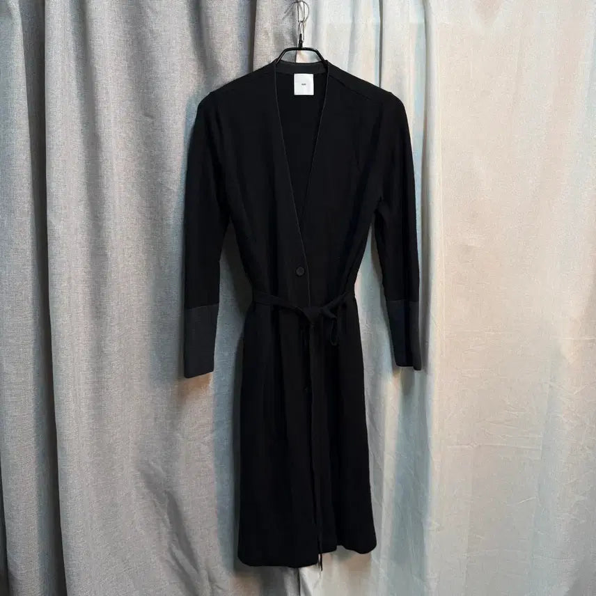 [BUNJANG] KUHO 100% Wool Belted Long Cardigan Size 66 / [66] KUHO 구호 울 100% 벨티드 니트 롱 가디건