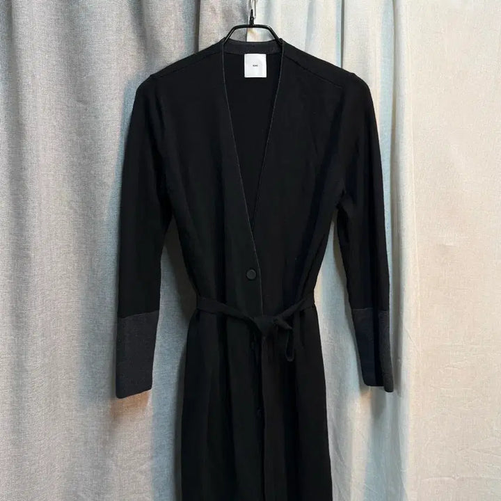 [BUNJANG] KUHO 100% Wool Belted Long Cardigan Size 66 / [66] KUHO 구호 울 100% 벨티드 니트 롱 가디건