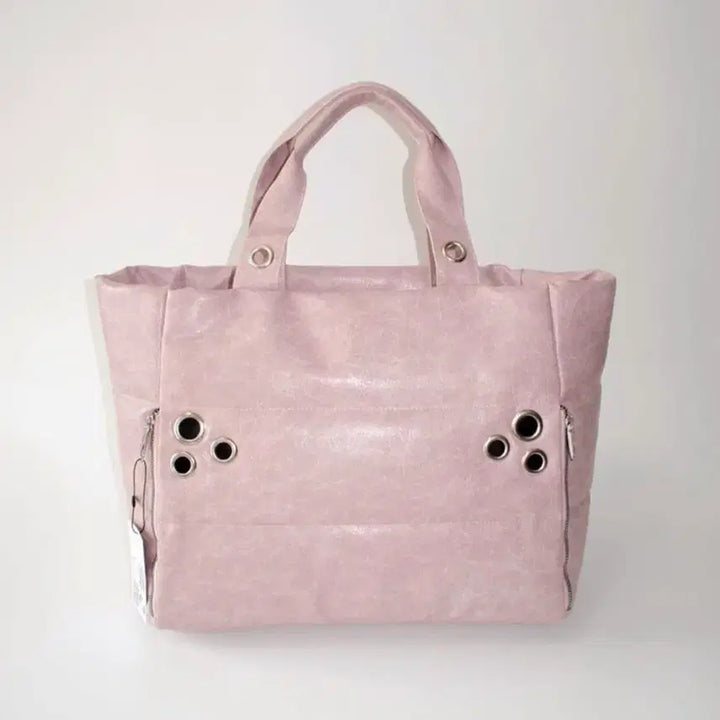 [BUNJANG] CoolSideOfthePillow Eyelet Travel Bag - Pink / MY EYELET TRAVEL BAG pink