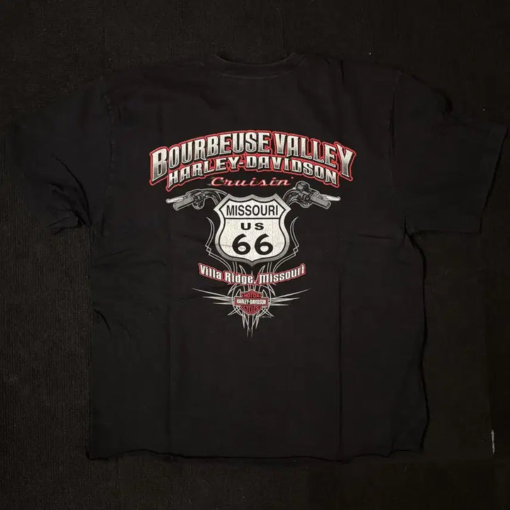 [BUNJANG] Harley-Davidson Short-Sleeve T-Shirt / [L] 할리 데이비슨 반팔 티셔츠