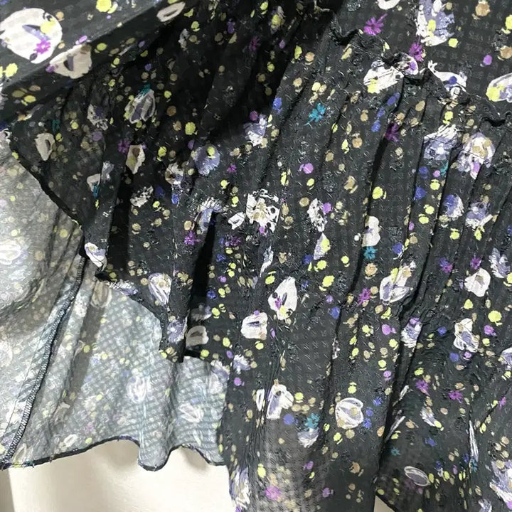 [BUNJANG] SJSJ Floral Bading Skirt 20SS / SJSJ 플로럴 밴딩 스커트 20SS